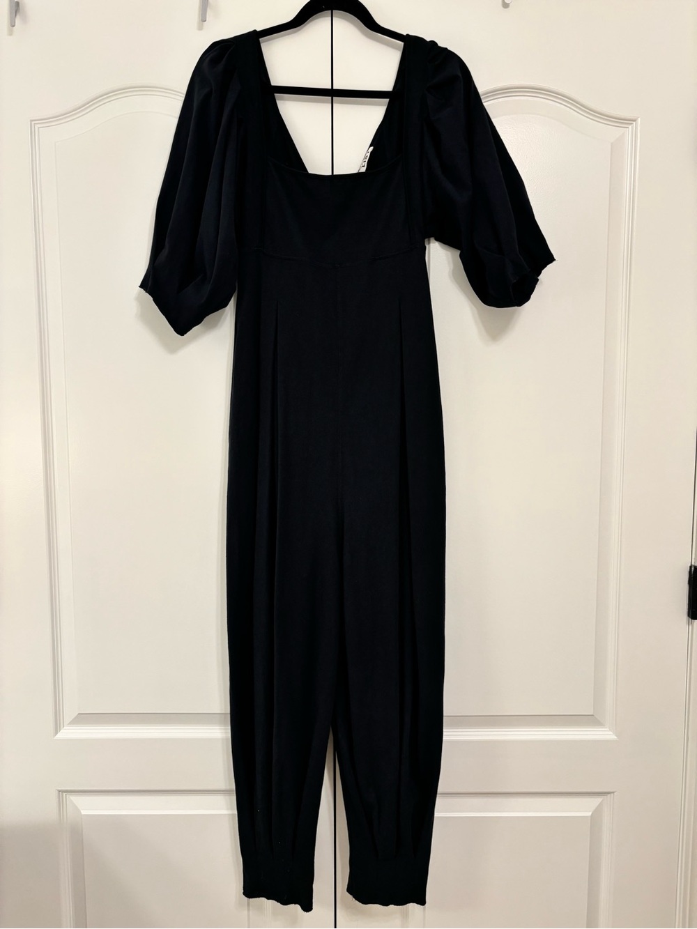 BUCKETLIST Black Puff-Sleeve Jumpsuit